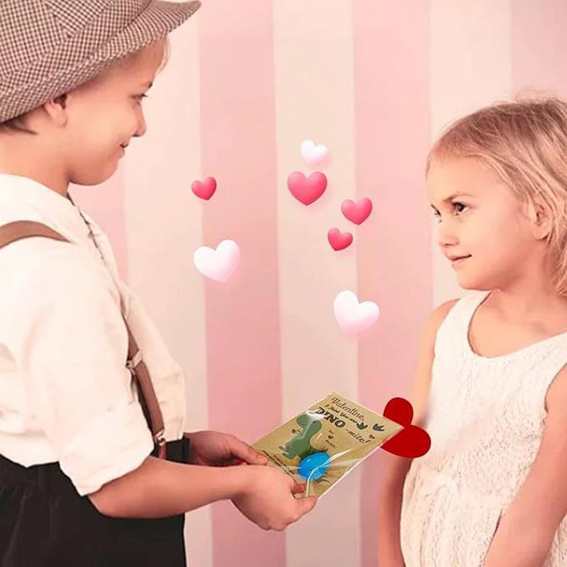 Valentines Day Gifts for Kids, Dinosaur Egg Hatching Card, Funny Dino Valentine Exchange Cards Set for Boys Girls Toddler School (6PCS) - Image 4